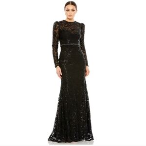 ❤️Mac Duggal 68011 Beaded Lace Formal Gown,  Sz 16, NWT